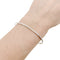 Bracelet Bracelet jonc or blanc et diamants. 58 Facettes 35451