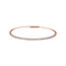 Bracelet Bracelet jonc or rose et diamants. 58 Facettes 35449