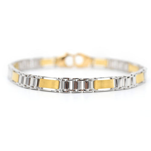 Bracelet Bracelet en or à deux faces 58 Facettes 22581
