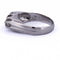 Bague 60 Bague vintage trois pierres en or blanc 18 kt et diamants 58 Facettes AN244 (0579)