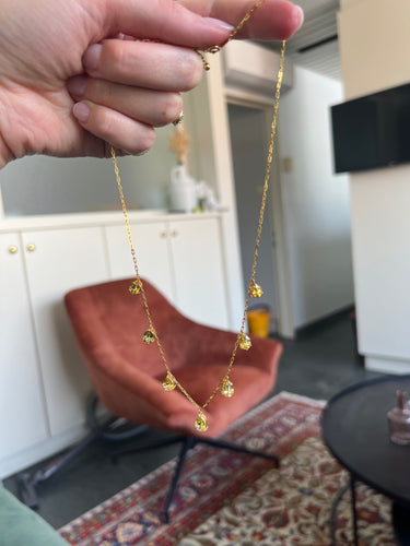 Collier Collier vintage ajustable en saphirs naturels 58 Facettes