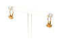 Boucles d'oreilles Boucles d'oreilles Art déco en or jaune 18 carats 58 Facettes B824