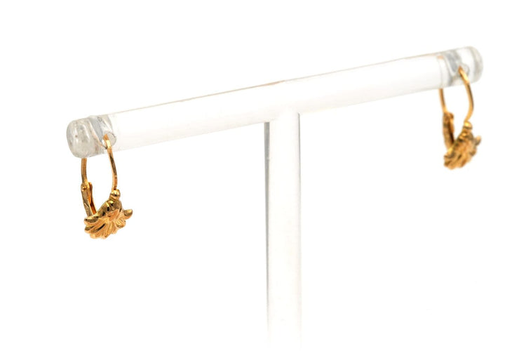 Boucles d'oreilles Boucles d'oreilles Art déco en or jaune 18 carats 58 Facettes B824