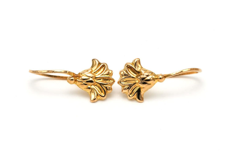 Boucles d'oreilles Boucles d'oreilles Art déco en or jaune 18 carats 58 Facettes B824