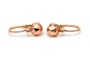 Boucles d'oreilles Boucles d'oreilles Art déco dormeuses en or jaune 18 carats 58 Facettes B825