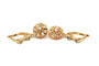 Boucles d'oreilles Art Déco - Boucles d’oreilles en or jaune et diamants 58 Facettes B823