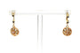 Boucles d'oreilles Art Déco - Boucles d’oreilles en or jaune et diamants 58 Facettes B823