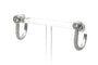 Boucles d'oreilles Boucles d'oreilles - Or blanc 18 carats et diamants taille brillant 0,888 ct 58 Facettes 23546