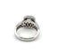 Bague 53 Bague en or blanc 18k avec aigue-marine et diamants 58 Facettes 1265 OC