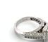 Bague 53 Bague en or blanc 18k avec aigue-marine et diamants 58 Facettes 1265 OC