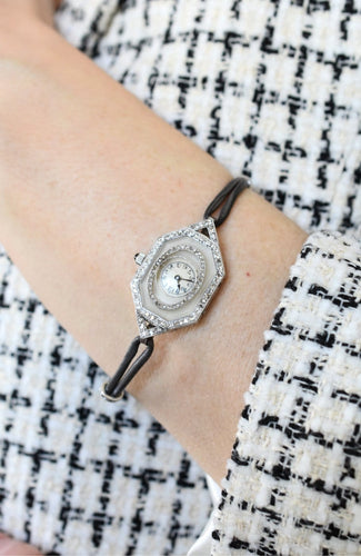 Montre Vacheron Constantin - Montre Art déco en platine, or et diamants 58 Facettes VC-500