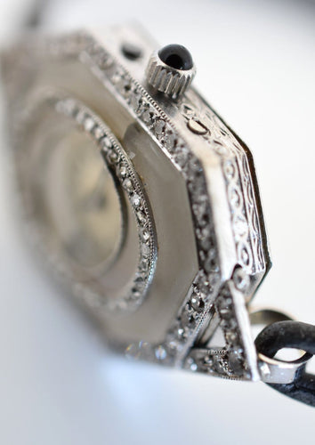 Montre Vacheron Constantin - Montre Art déco en platine, or et diamants 58 Facettes VC-500