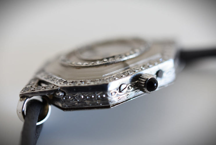 Montre Vacheron Constantin - Montre Art déco en platine, or et diamants 58 Facettes VC-500