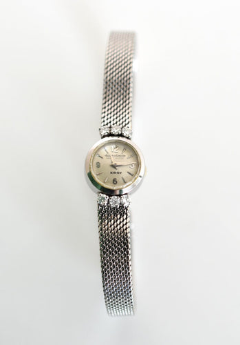 Montre Jaeger-LeCoultre - Montre joaillière Kirby Beard en or blanc 18 carats et diamants 58 Facettes JLC-700
