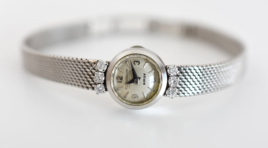 Montre Jaeger-LeCoultre - Montre joaillière Kirby Beard en or blanc 18 carats et diamants 58 Facettes JLC-700