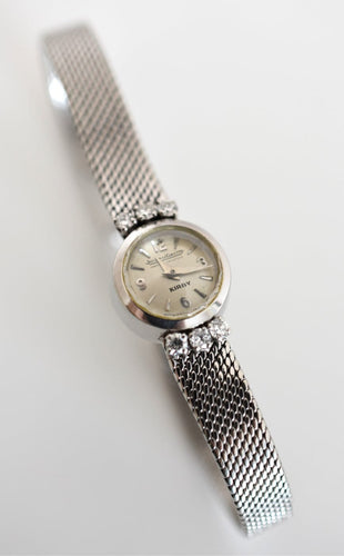 Montre Jaeger-LeCoultre - Montre joaillière Kirby Beard en or blanc 18 carats et diamants 58 Facettes JLC-700