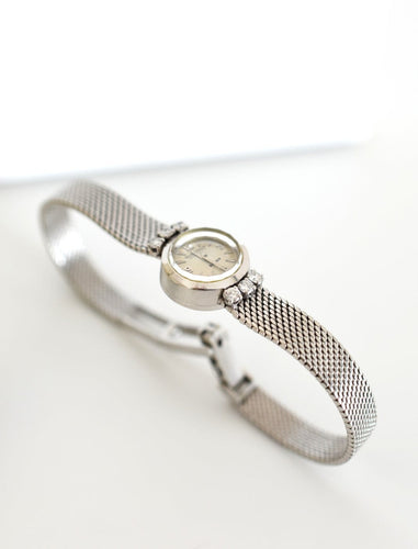 Montre Jaeger-LeCoultre - Montre joaillière Kirby Beard en or blanc 18 carats et diamants 58 Facettes JLC-700