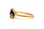 Bague 54 Bague Art nouveau en or jaune, saphir et diamants 58 Facettes B807