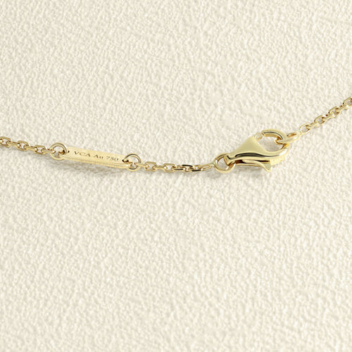 Collier Van Cleef & Arpels Alhambra - Collier en or jaune et onyx 58 Facettes OC-63900029