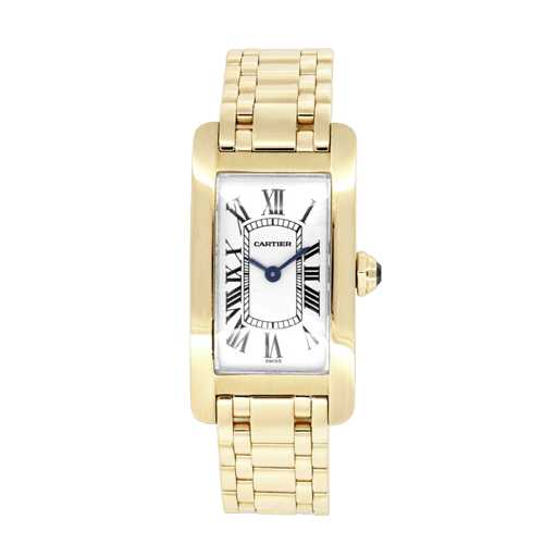 Montre Cartier - Montre Tank Américaine en or jaune 58 Facettes OC-68802023