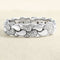 Bracelet Bracelet Chopard Casmir semi-rigide Or blanc Rhodié et Diamants 58 Facettes 62800048