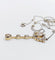 Collier Art déco - Collier en or 18k, platine, argent, diamants taille rose et perles de culture 58 Facettes A06839