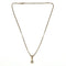 Collier Collier solitaire en or jaune 18 carats avec diamant poire 1 ct 58 Facettes BO/260013