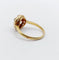 Bague 55.5 Bague marguerite antique en or 18k et diamants taille ancienne (circa 1900) 58 Facettes A06842