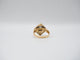 Bague 58 Bague or jaune quartz saphirs et diamants 58 Facettes 5081