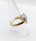 Bague 55.5 Bague vintage en or 18k et platine avec émeraude et diamants 58 Facettes A06849