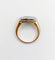 Bague 55.5 Bague vintage en or 18k et platine avec émeraude et diamants 58 Facettes A06849