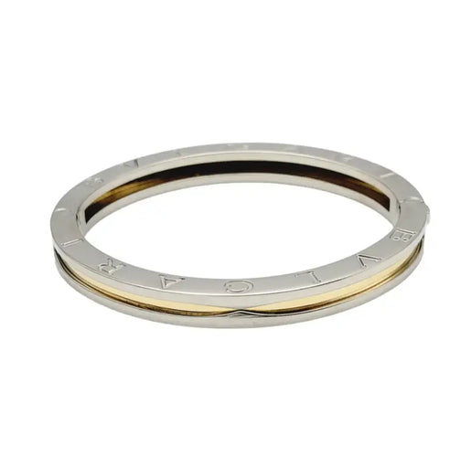 Bracelet Bracelet Bulgari B.zero1 petit modèle en or et acier 58 Facettes 16557