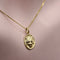 Cute-As-A-Button - Pendentif ou breloque tête de lionne en or 14K et rubis 58 Facettes