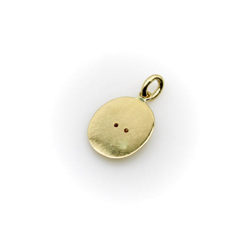 Cute-As-A-Button - Pendentif ou breloque tête de lionne en or 14K et rubis 58 Facettes