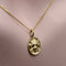 Cute-As-A-Button - Pendentif tête de lion en or 14K et rubis 58 Facettes