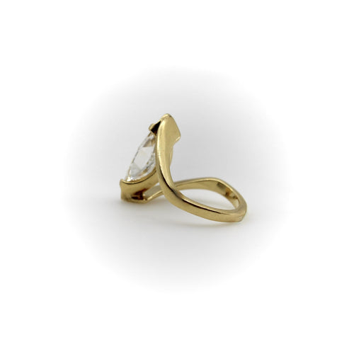 Lawrence Martin Kling - Bague en or 18 carats et diamant marquise 2,60 ct 58 Facettes A2007F