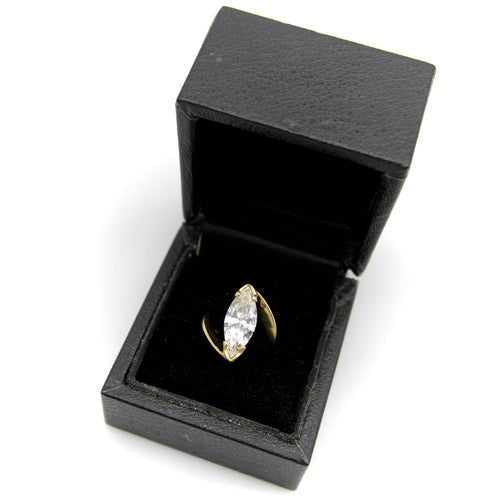 Lawrence Martin Kling - Bague en or 18 carats et diamant marquise 2,60 ct 58 Facettes A2007F