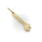 Pendentif clé à molette en défense de mammouth fossilisée, bélière en or 14K 58 Facettes A2007K