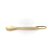 Pendentif clé à molette en défense de mammouth fossilisée, bélière en or 14K 58 Facettes A2007K