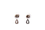 Boucles d’oreilles poire en or et diamants 58 Facettes 26111-E