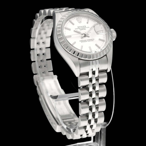 Rolex Oyster Perpetual Lady Date 79240 - Montre acier 26 mm 58 Facettes