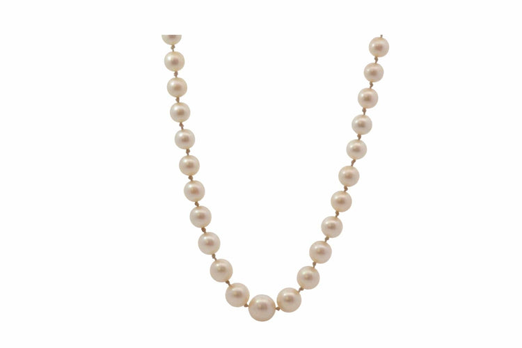 Collier de perles de culture avec fermoir en or jaune 58 Facettes 27915