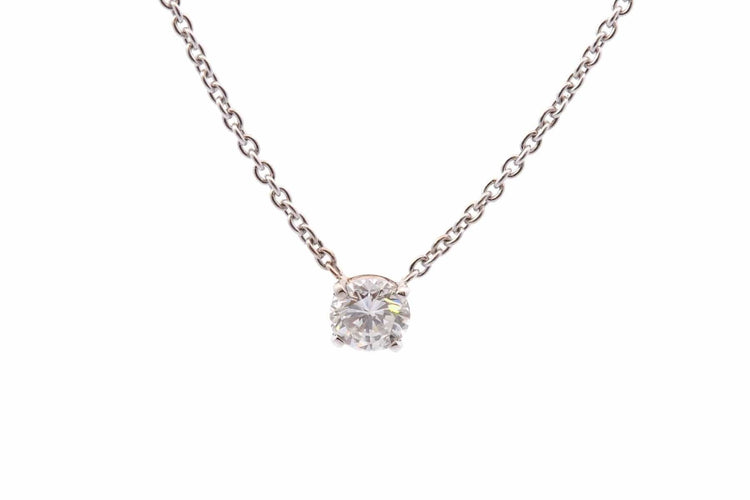 Collier - Diamant 0,54 ct en or jaune 18k 58 Facettes 27806