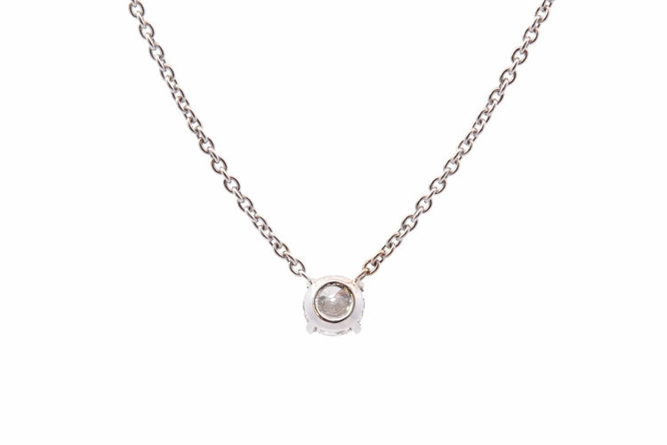 Collier - Diamant 0,54 ct en or jaune 18k 58 Facettes 27806