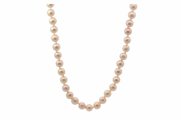 Collier de perles de culture en or jaune 18k 58 Facettes 27817