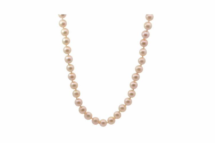 Collier de perles de culture en or jaune 18k 58 Facettes 27817