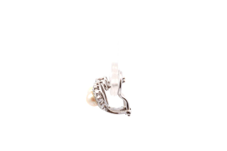 Boucles d'oreilles vintage en perles de culture 58 Facettes 27913