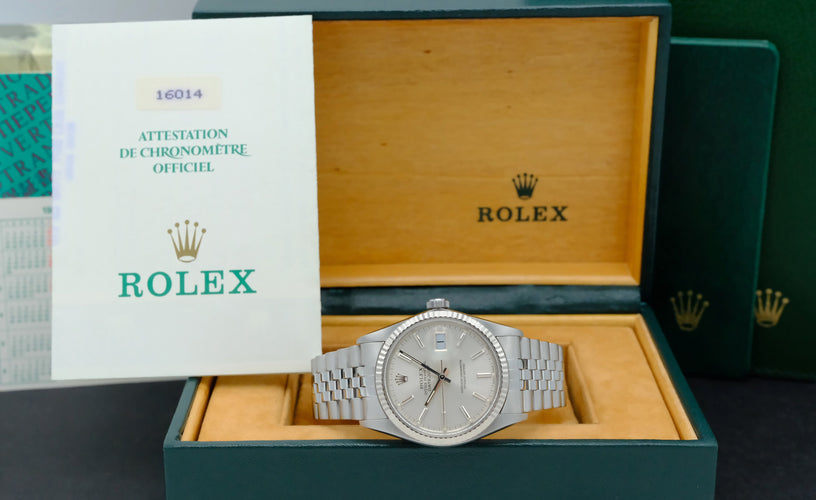 Rolex Datejust 16014 - Montre automatique 36 mm en acier (1988) 58 Facettes