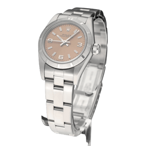 Rolex Oyster Perpetual - Montre dame 26 mm en acier réf. 76030 58 Facettes ROL/OOP/206