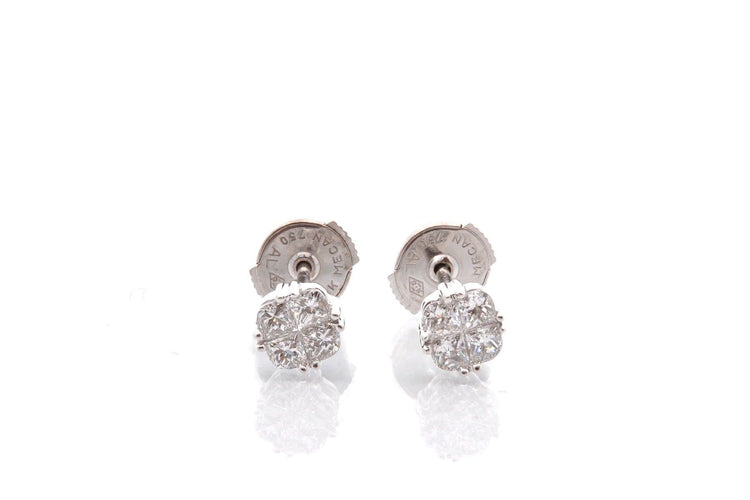 Boucles d'oreilles Boucles d'oreilles en or 18k et diamants 58 Facettes 27995